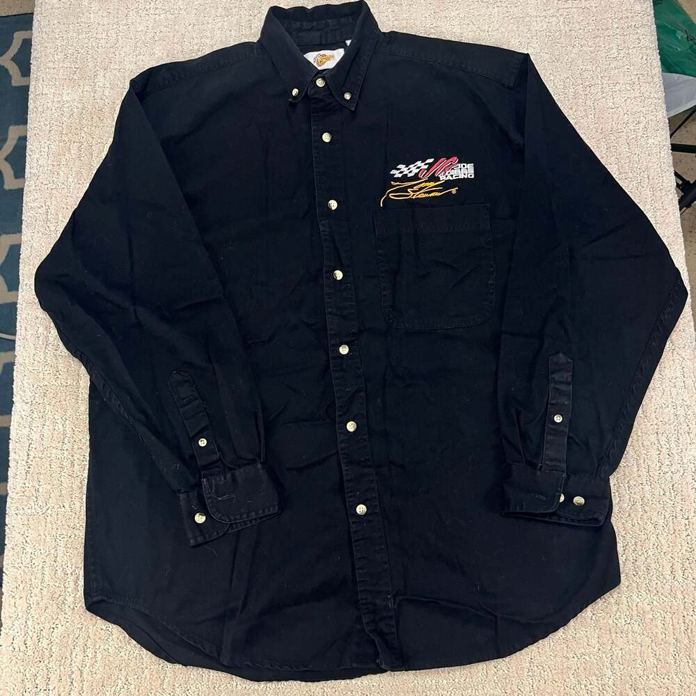 VTG Winners Circle Tony Stewart Joe Gibbs Racing #20 Long Sleeve Button-Up